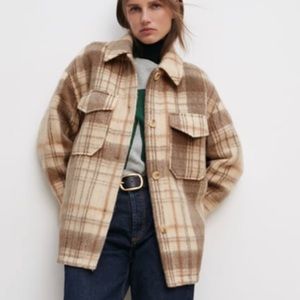 Zara plaid shacket. Size XS.